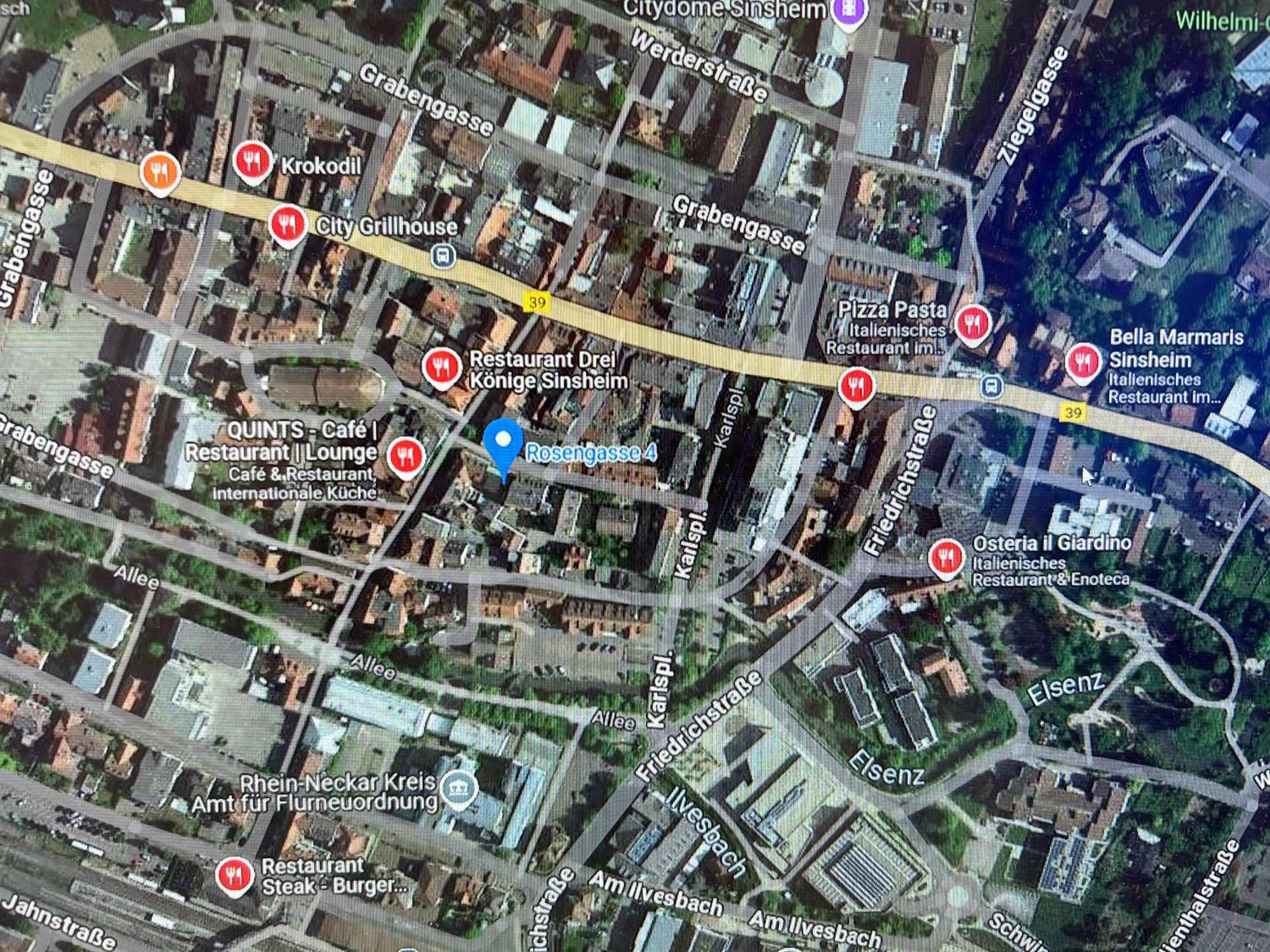City Apartment Stadtwohnung Mit Kueche Und Netflix Nahe Bahnhof Зінсгайм Екстер'єр фото